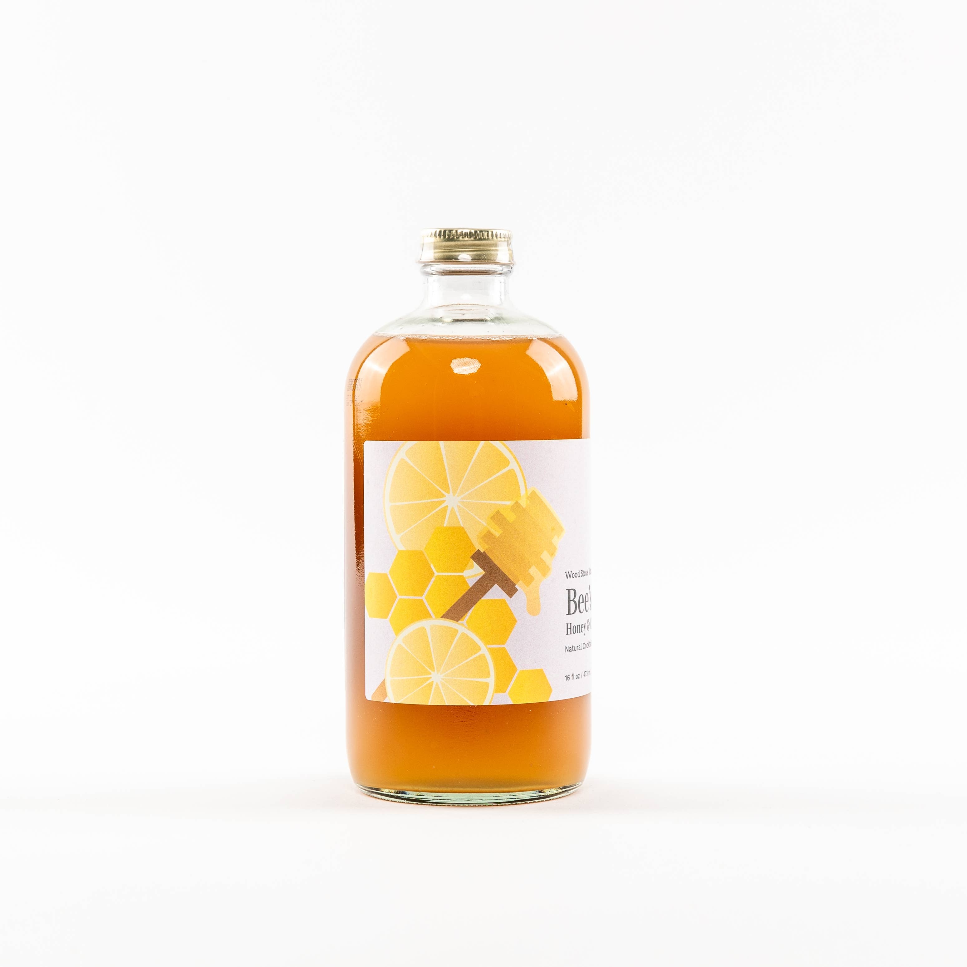 Wood Stove Kitchen - Bee's Knees Cocktail and Mocktail Mixer, 16 fl oz