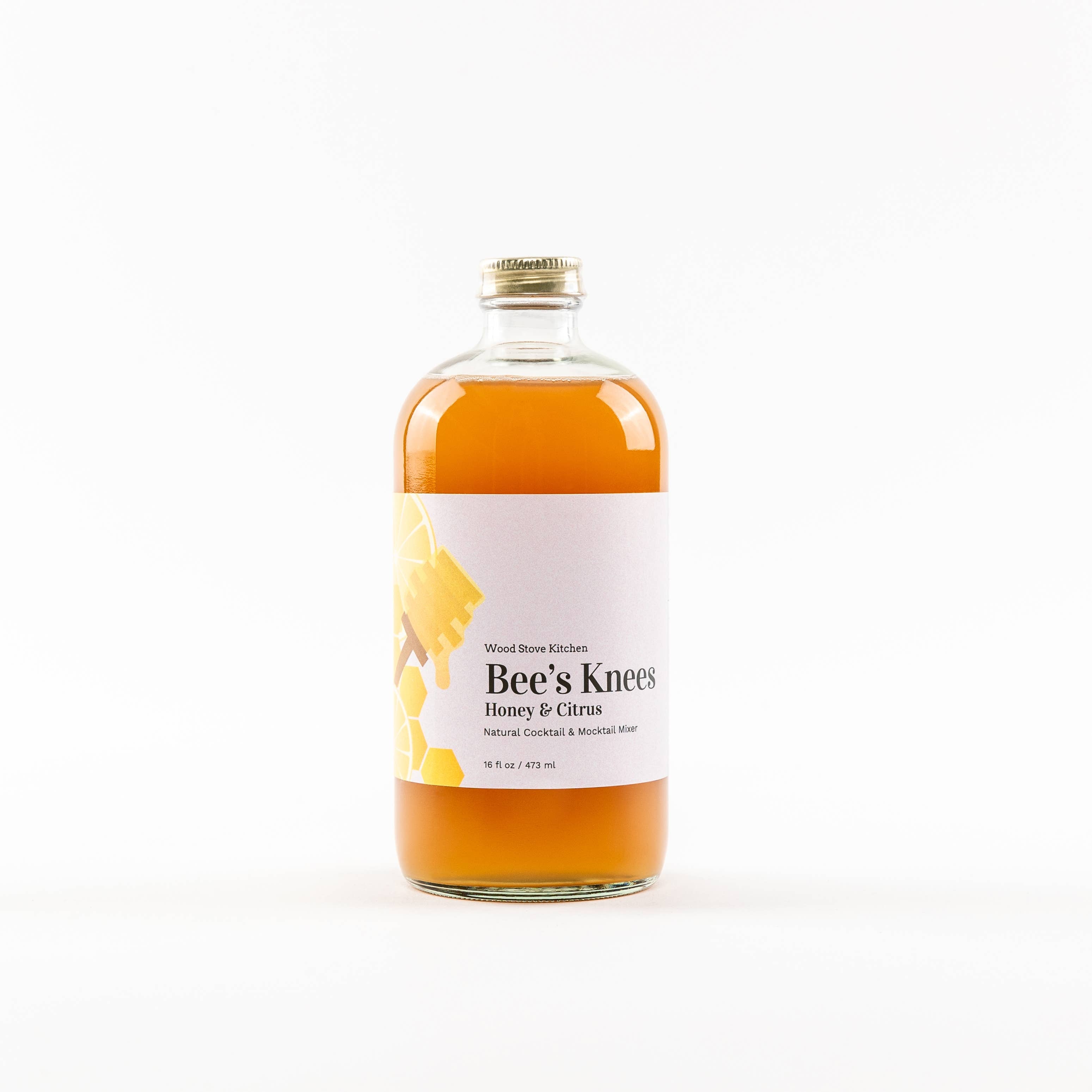 Wood Stove Kitchen - Bee's Knees Cocktail and Mocktail Mixer, 16 fl oz