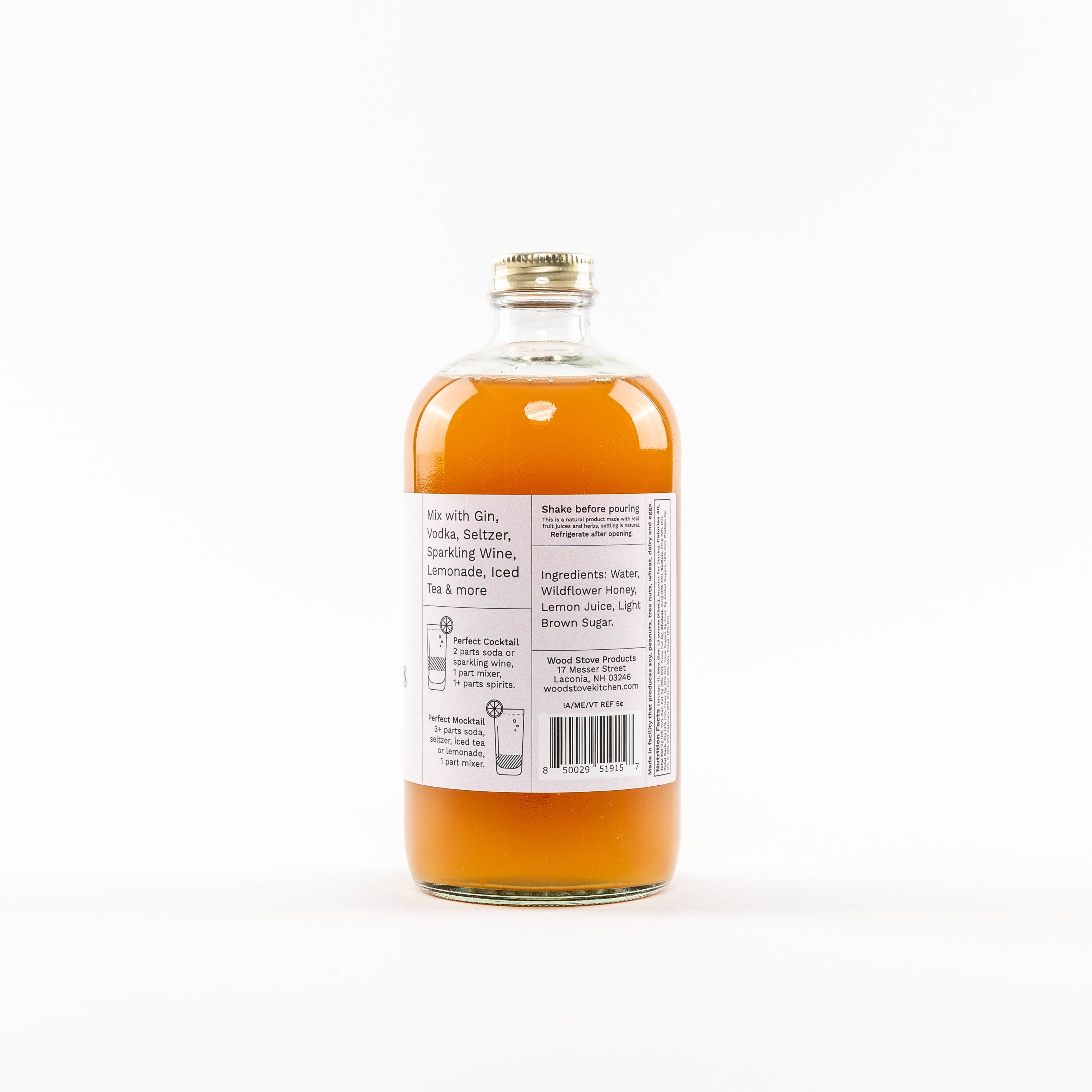 Wood Stove Kitchen - Bee's Knees Cocktail and Mocktail Mixer, 16 fl oz