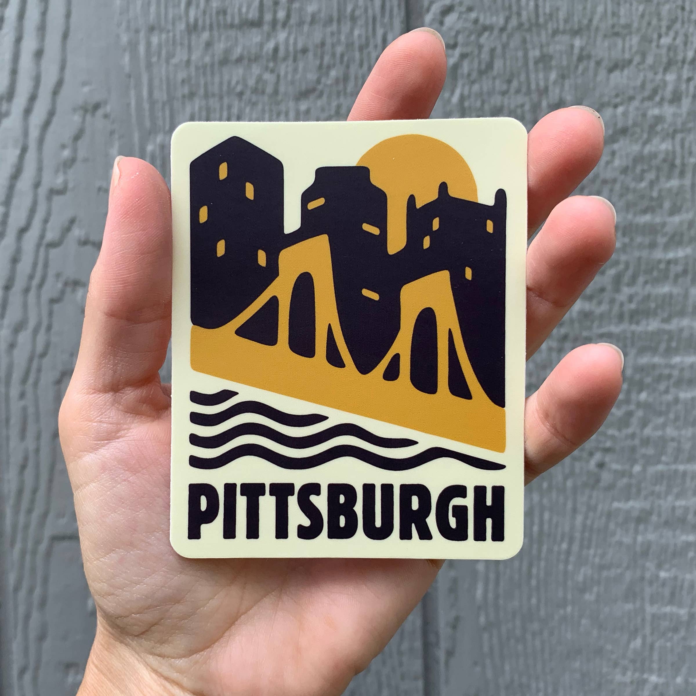 Pittsburgh, Pennsylvania Bumper Sticker / Vinyl Decal