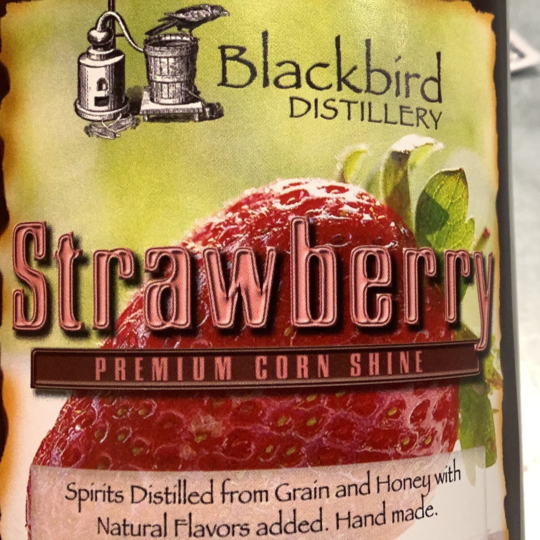 Blackbird Distillery-Strawberry-375ml Bottle