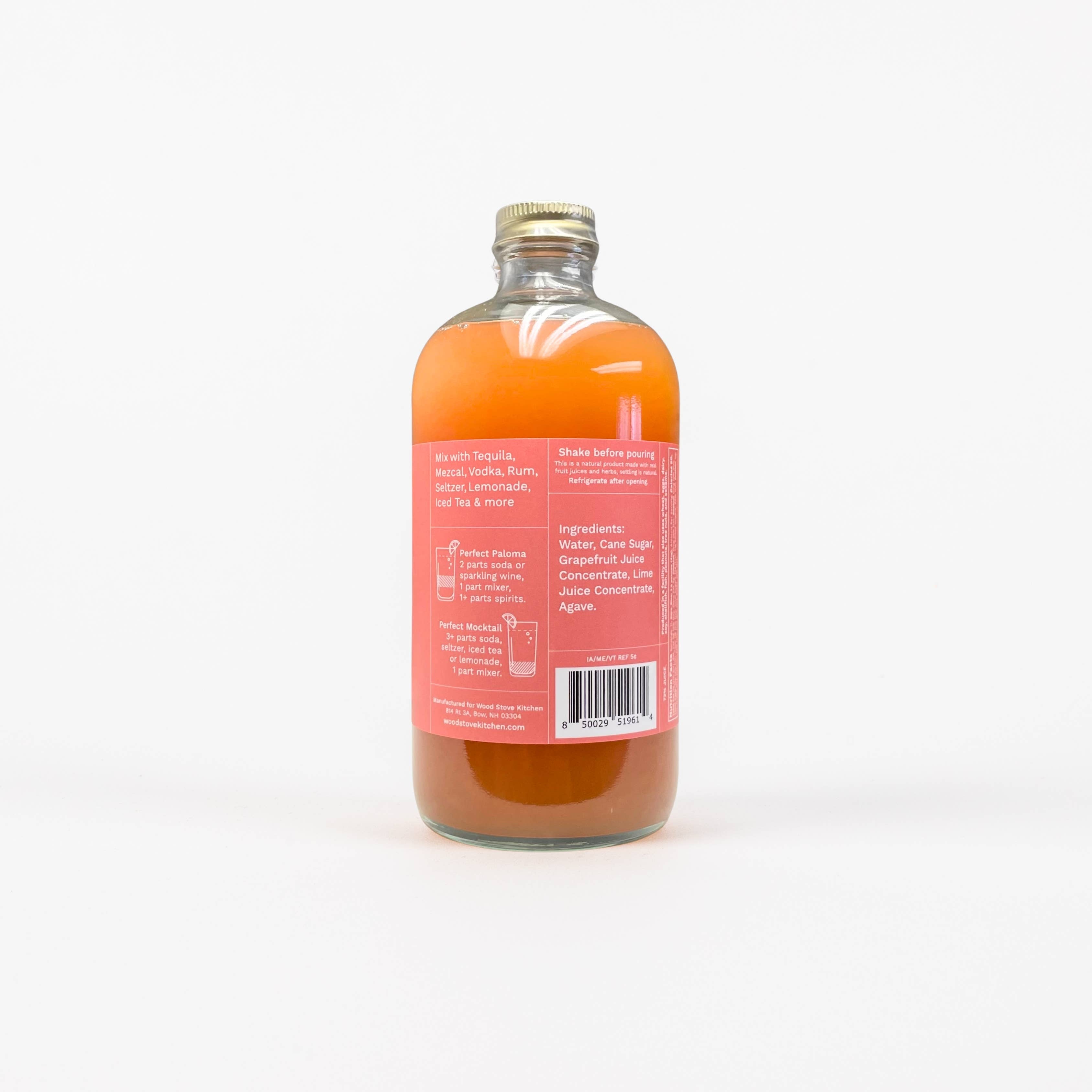 Wood Stove Kitchen - Paloma Mixer - Grapefruit & Lime, 16 fl oz