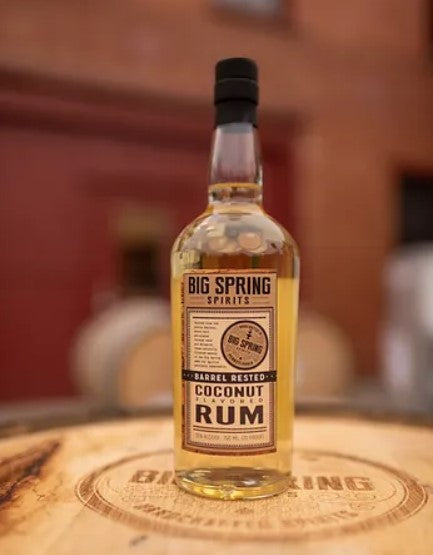 Big Spring Spirits - Limited Release Barrel Rested Coconut Rum - 750mL Bottle