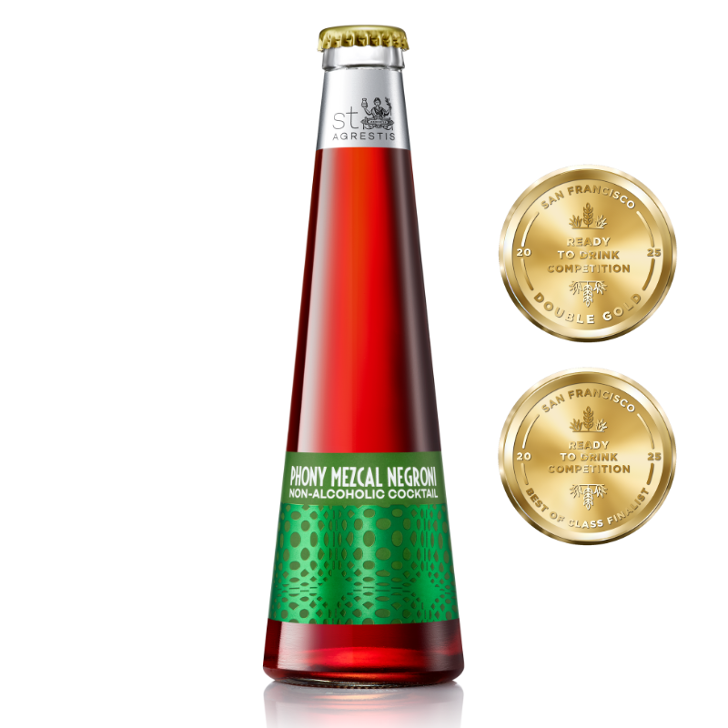 St. Agrestis Non-Alcoholic Phony Mezcal Negroni.