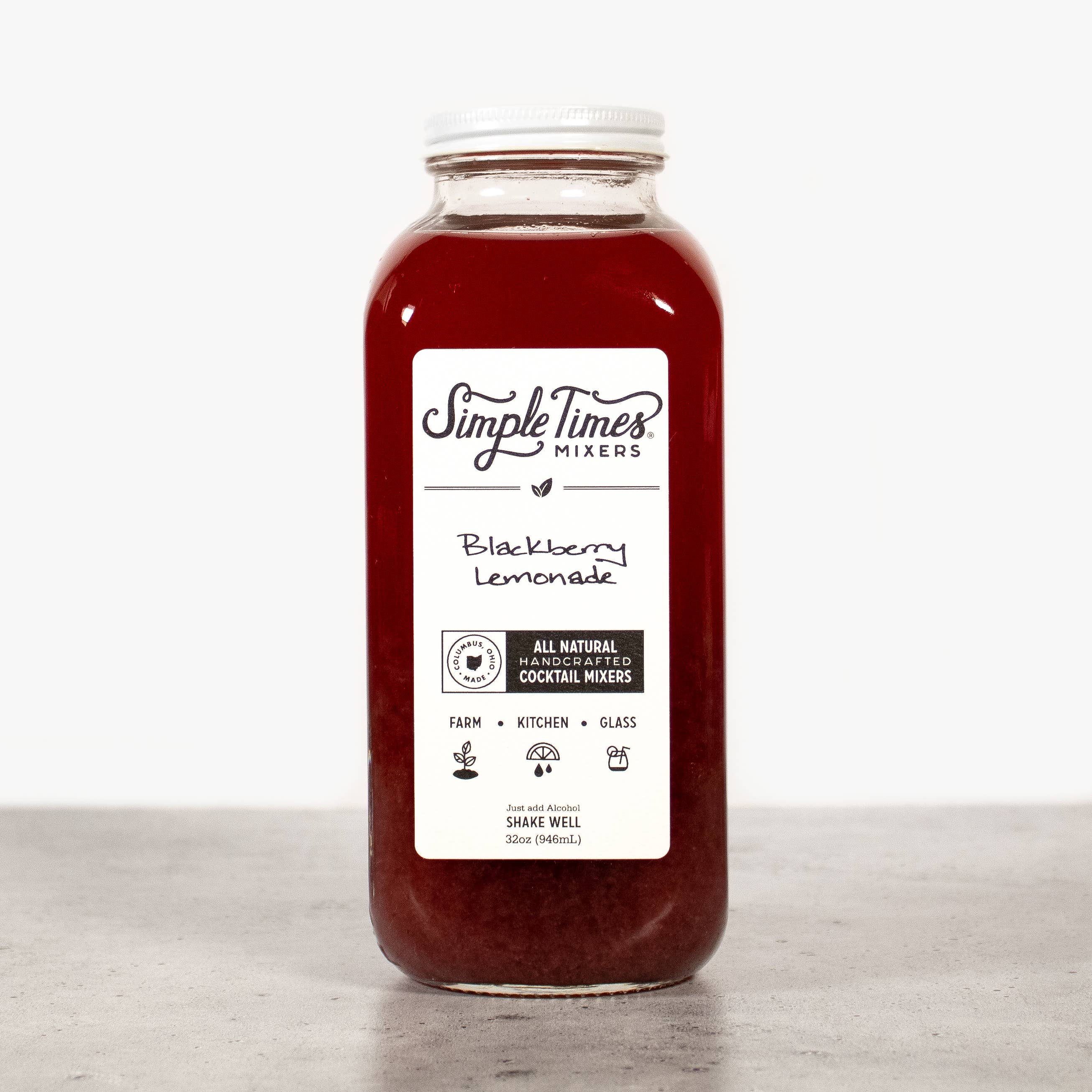 Simple Times Mixers - Blackberry Lemonade | All Natural Cocktail Mixer
