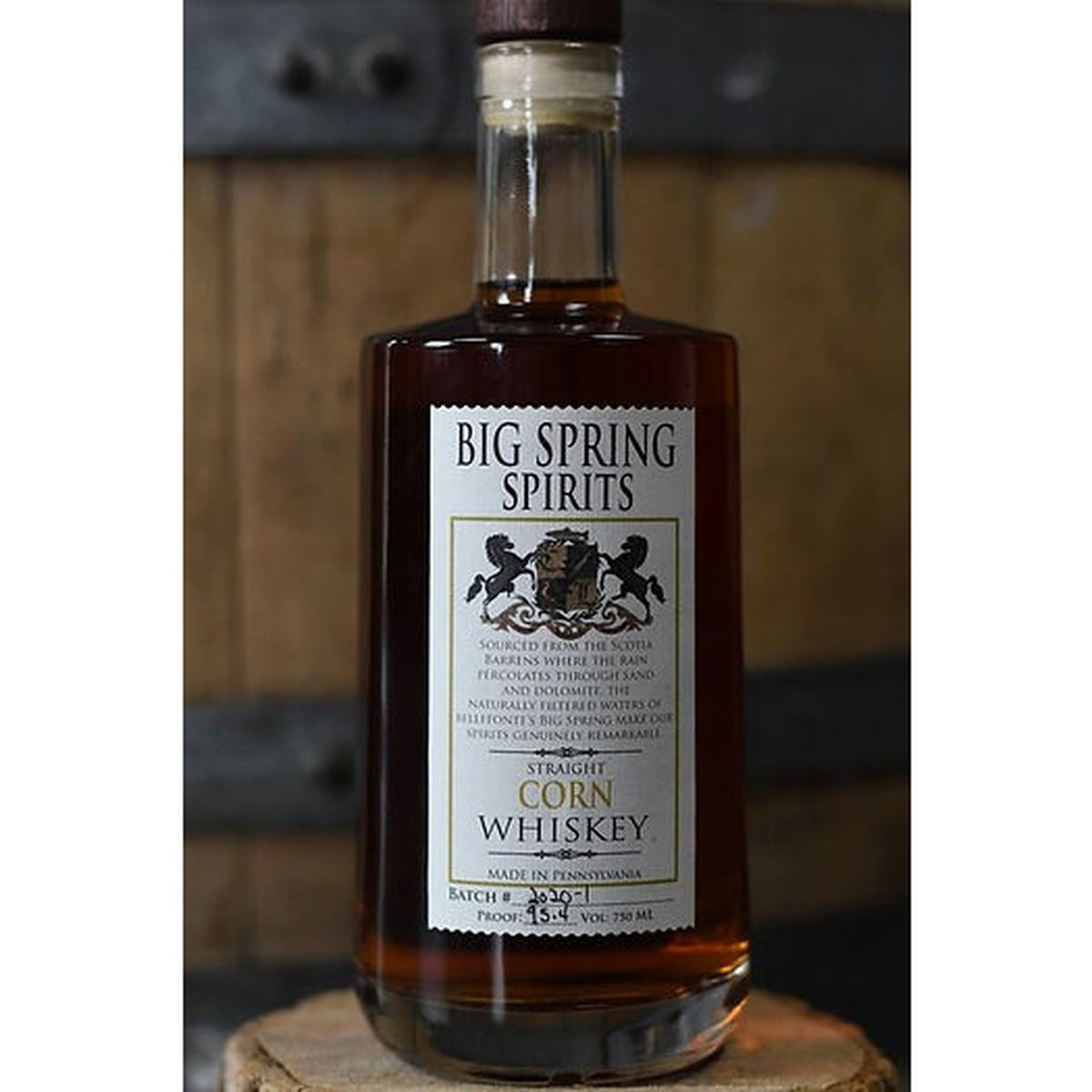 Big Spring Spirits - 100% Corn Whiskey - 750mL Bottle