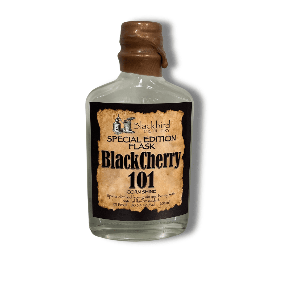 Blackbird Distillery - Black Cherry 101 - 200mL Flask