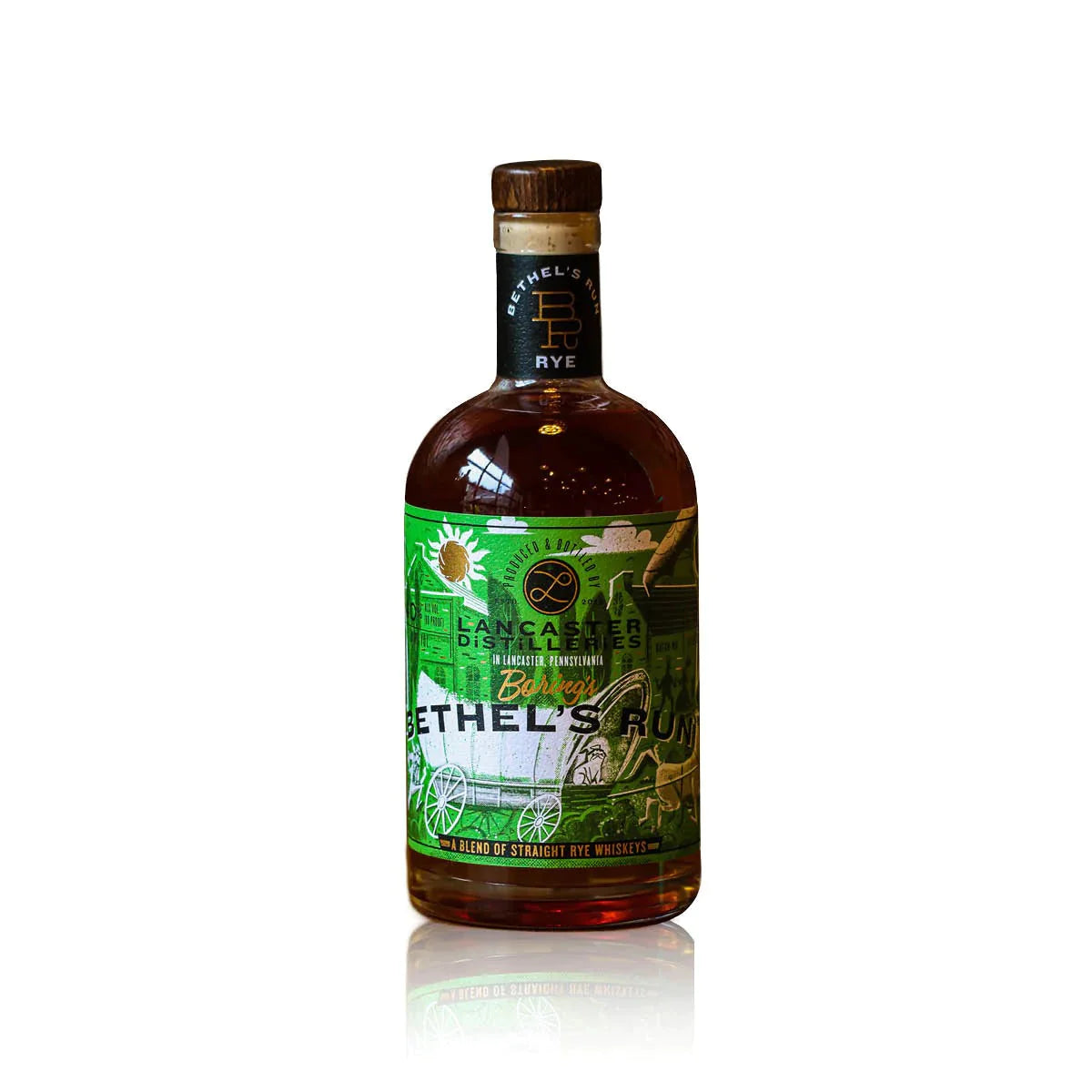 Lancaster Distilleries - Bethel's Run Rye Whiskey - 750mL Bottle