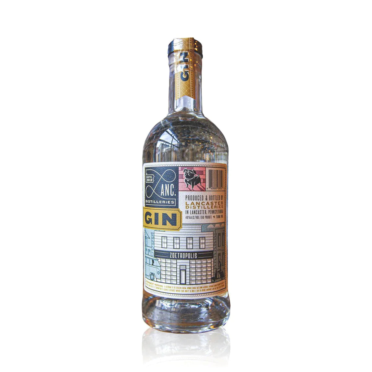 Lancaster Distilleries - LD Gin - 750mL Bottle