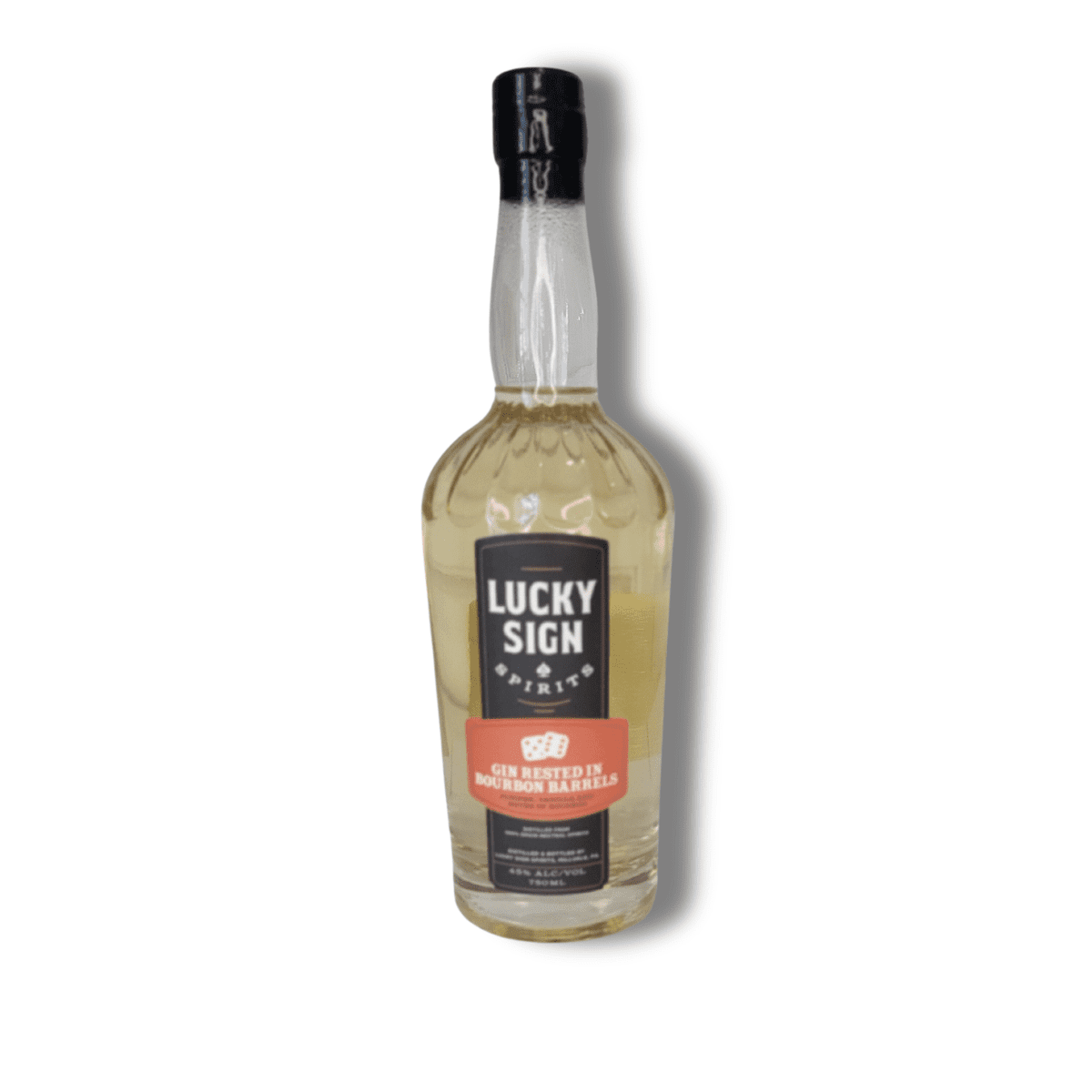 Lucky Sign - Gin Rested in Bourbon Barrels - 750mL Bottle