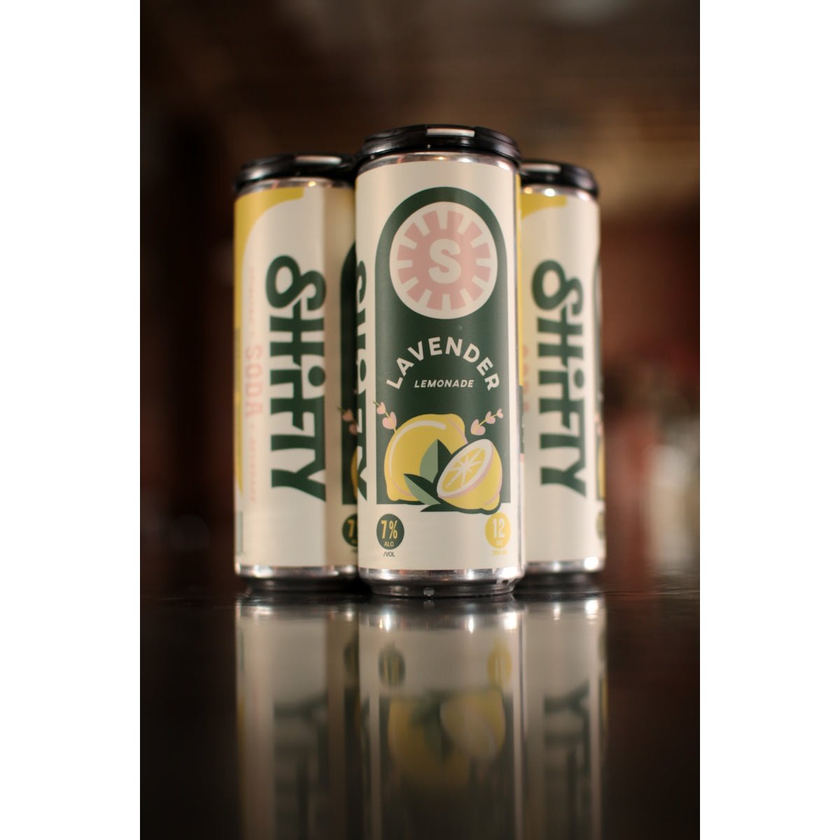 Shifty - Lavender Lemonade Soda - 12oz Cans - 4-Pack