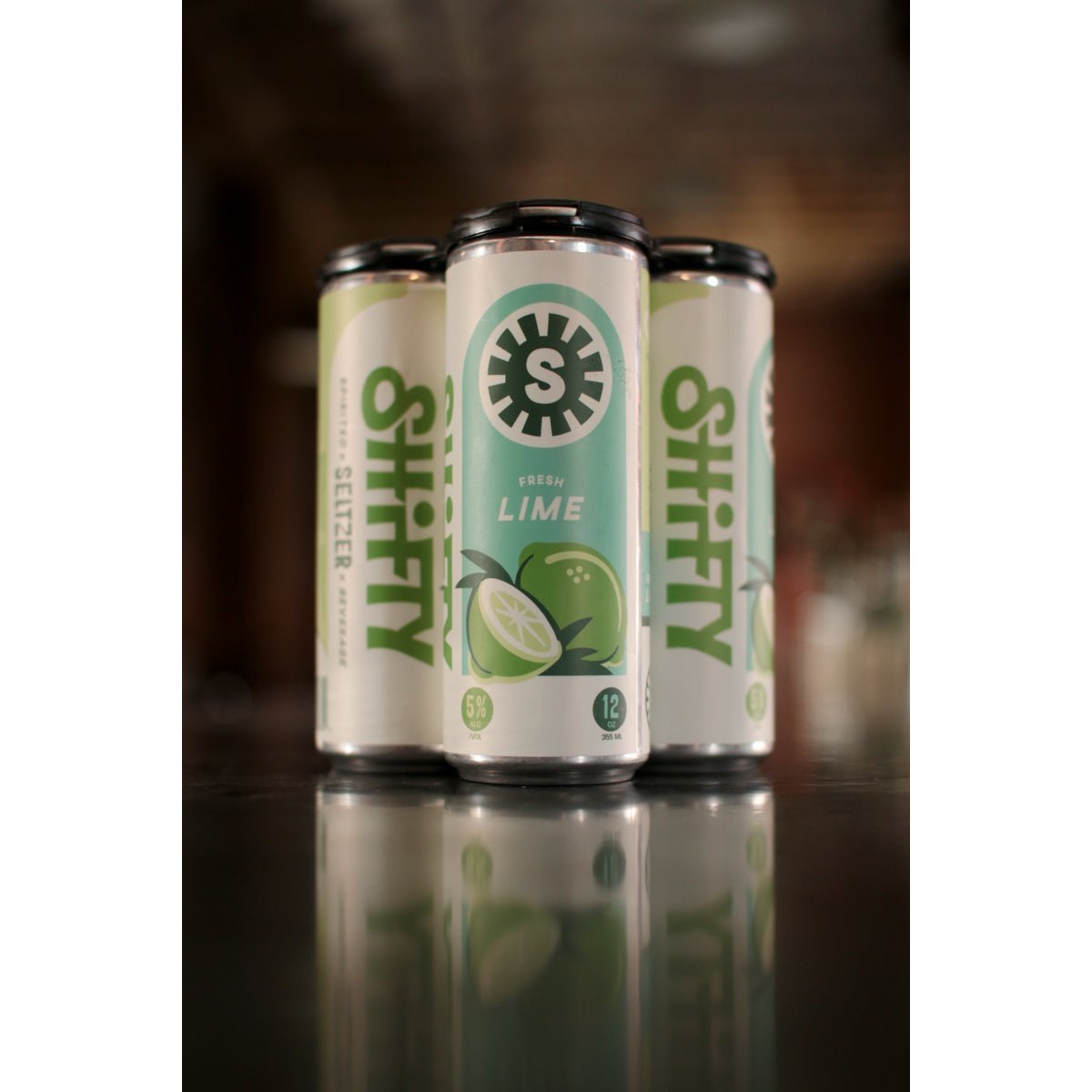 Shifty - Lime Seltzer- 12oz Cans - 4-Pack