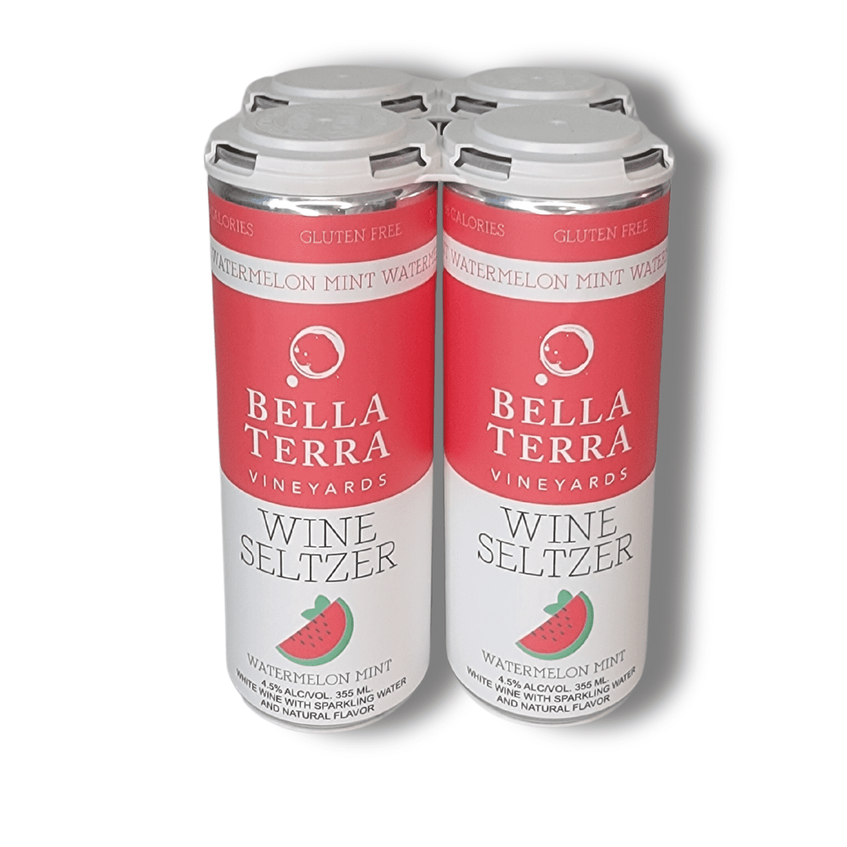 Bella Terra - Watermelon Mint 24-Pack - 12oz Sleek Cans