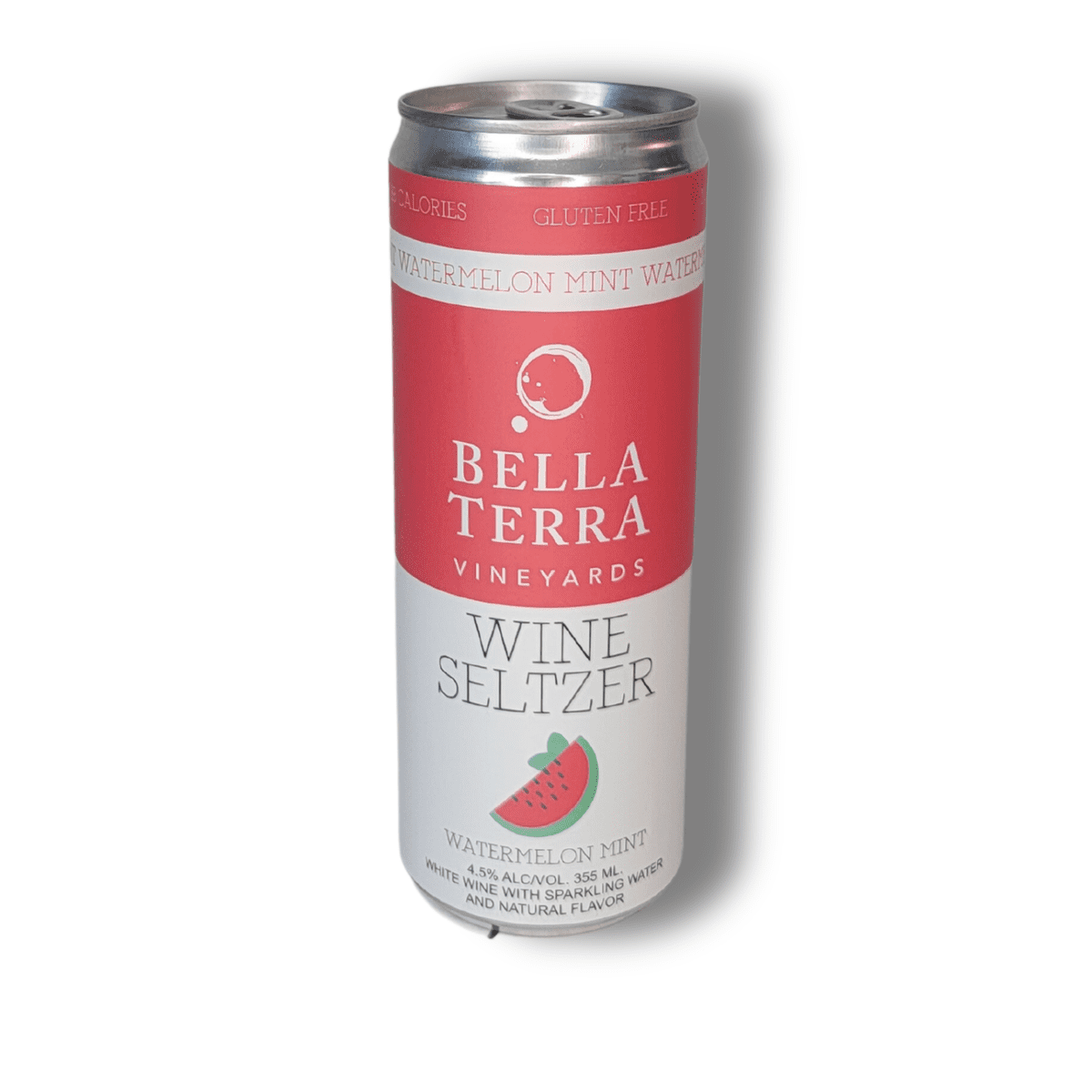 Bella Terra - Watermelon Mint 4-Pack - 12oz Sleek Cans