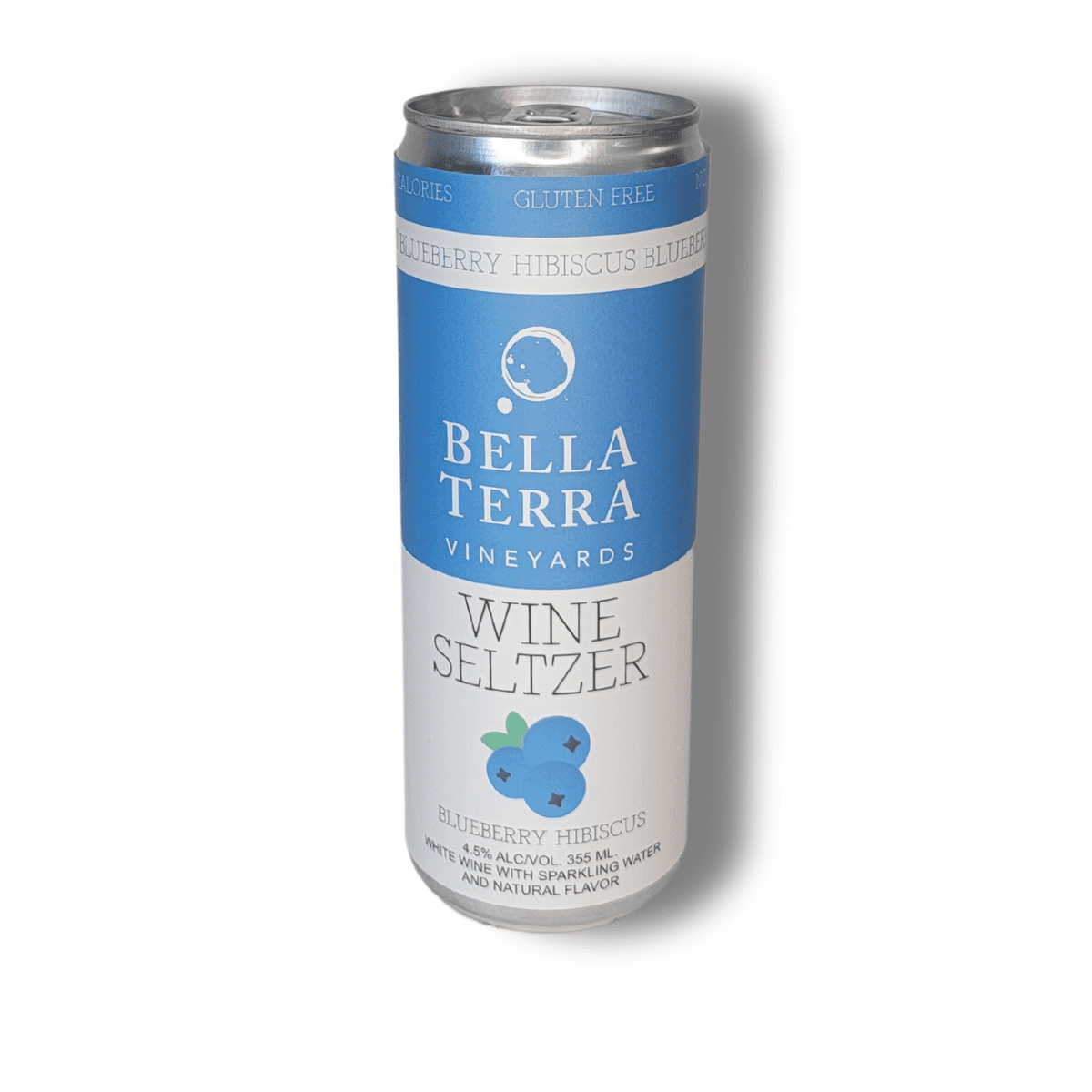 Bella Terra - Blueberry Hibiscus 4-Pack - 12oz Sleek Cans