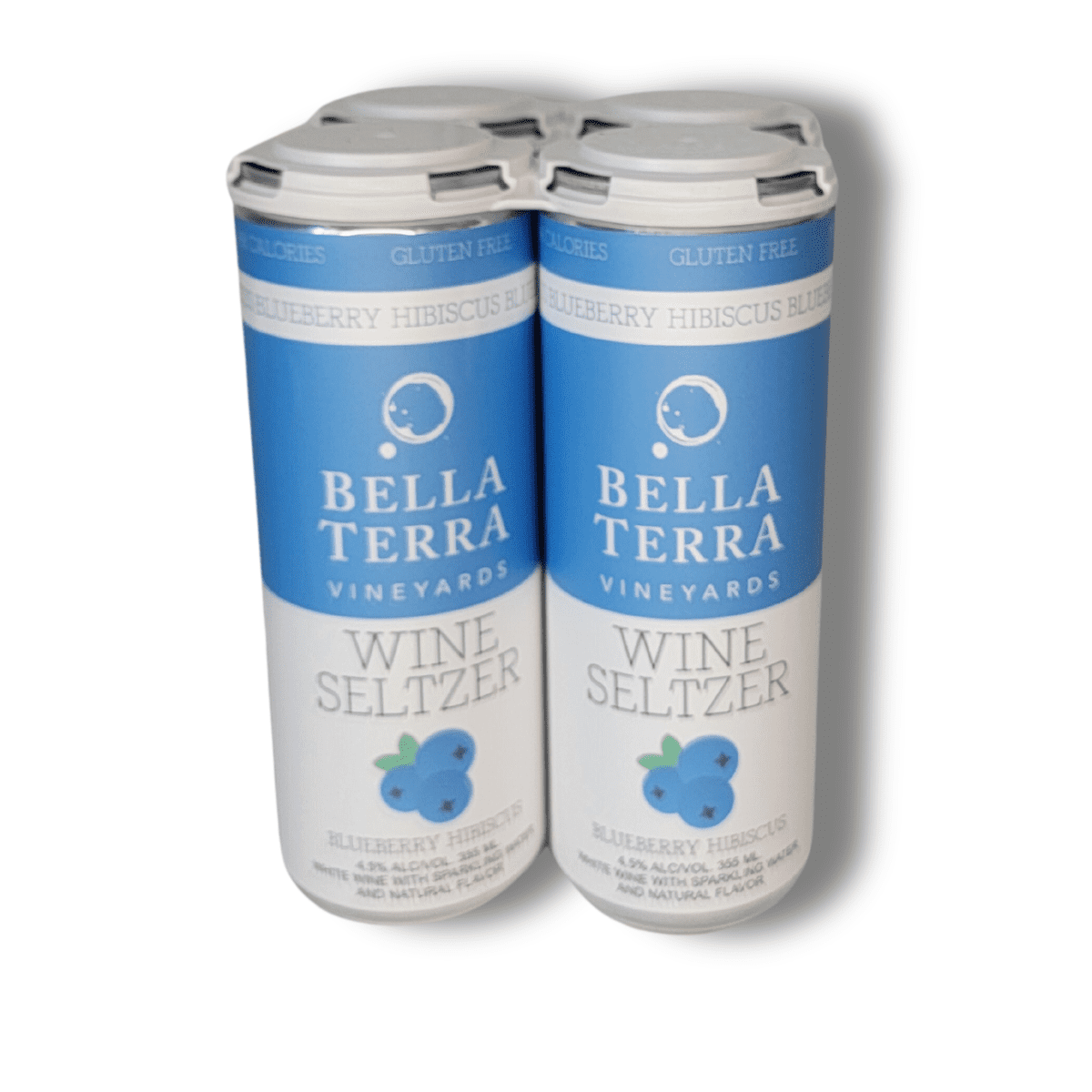 Bella Terra - Blueberry Hibiscus 24-Pack - 12oz Sleek Cans