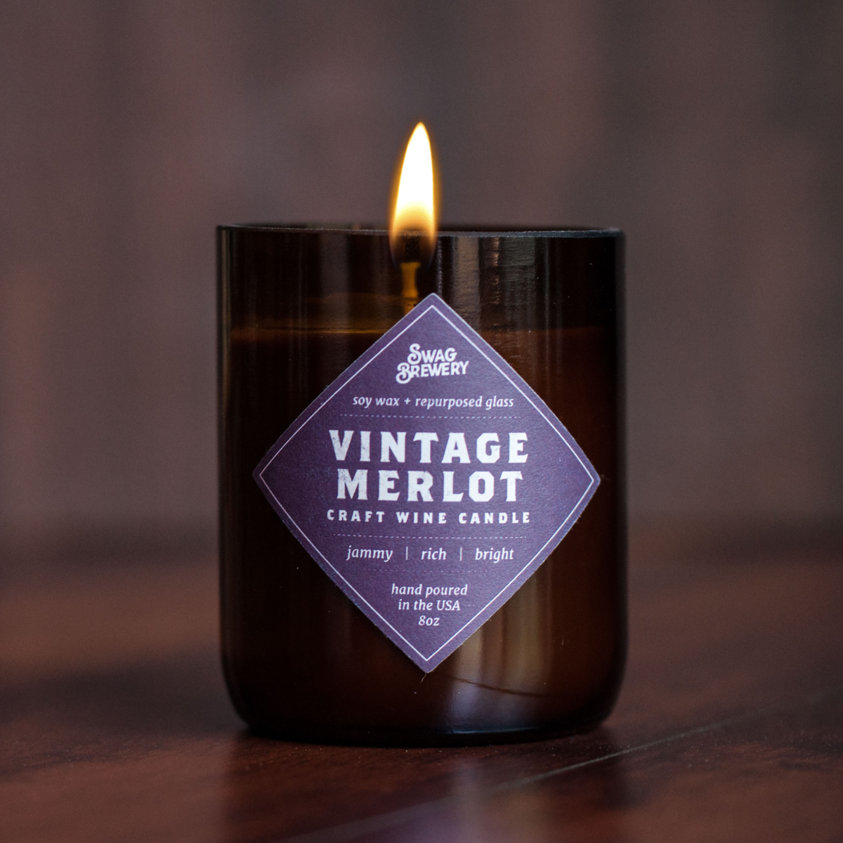 Vintage Merlot Brew Candles