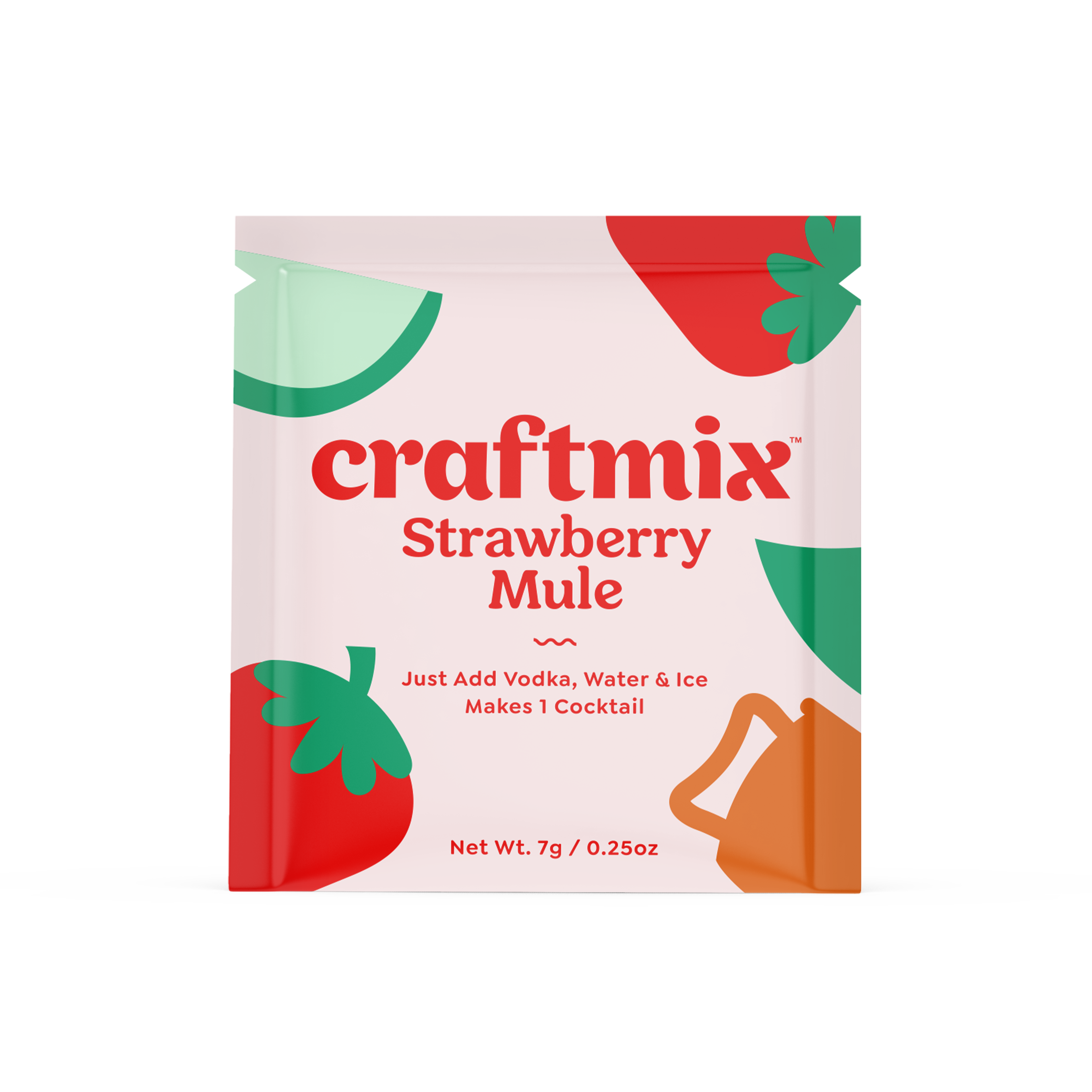 Craftmix - Strawberry Mule Mixer / Mocktail - Single Packet