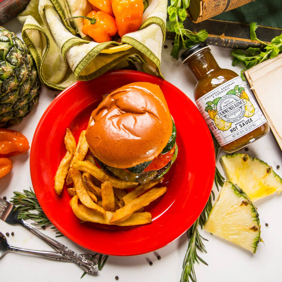 Tannenbaum Foods - Pineapple, Rosemary & Turmeric Botanical Hot Sauce