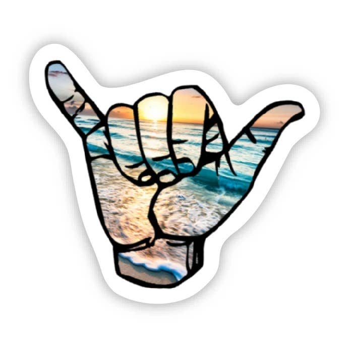 Hang Loose Sticker