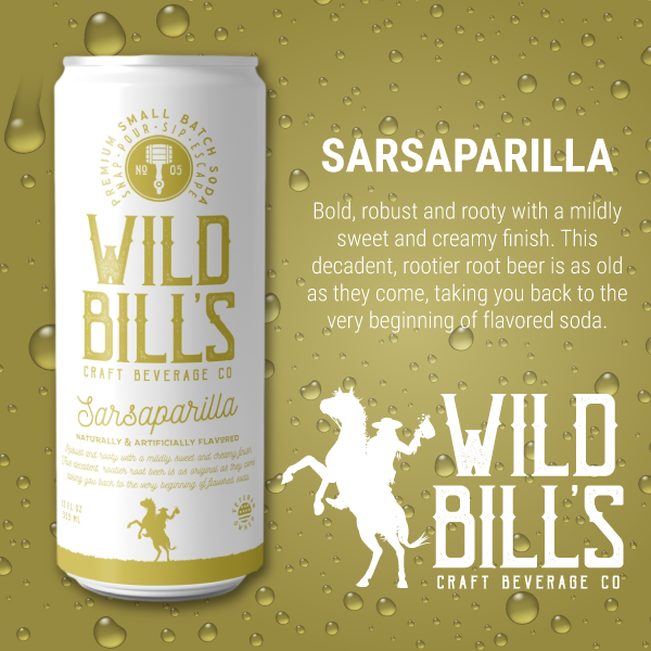 Wild Bill’s Soda - Sarsaparilla