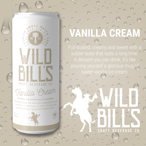 Wild Bill’s Soda - Vanilla Cream