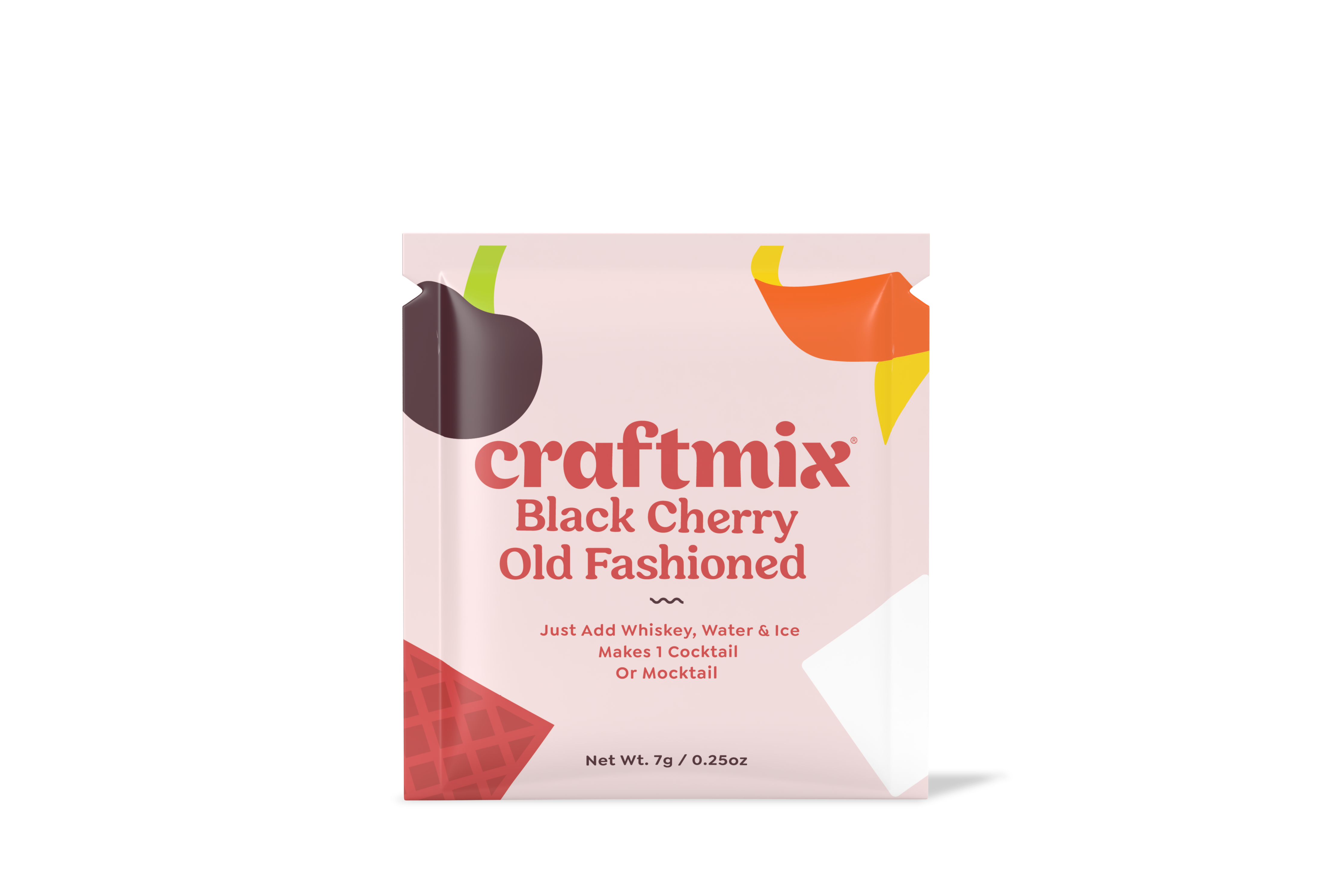 Craftmix - Black Cherry Old Fashioned Cocktail / Mocktail Mixer - Single Packet