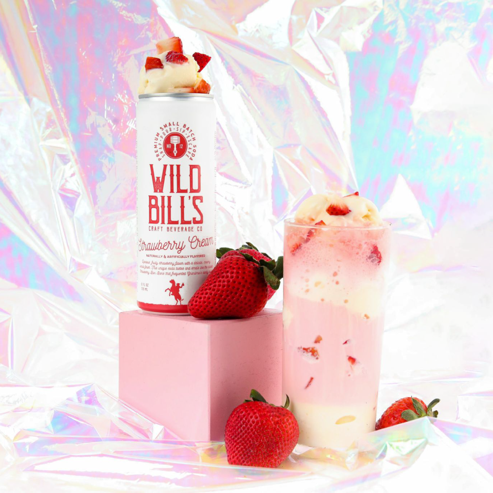 Wild Bill’s Soda - Strawberry Cream