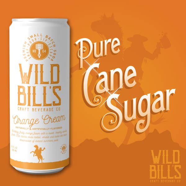 Wild Bill’s Soda - Orange Cream