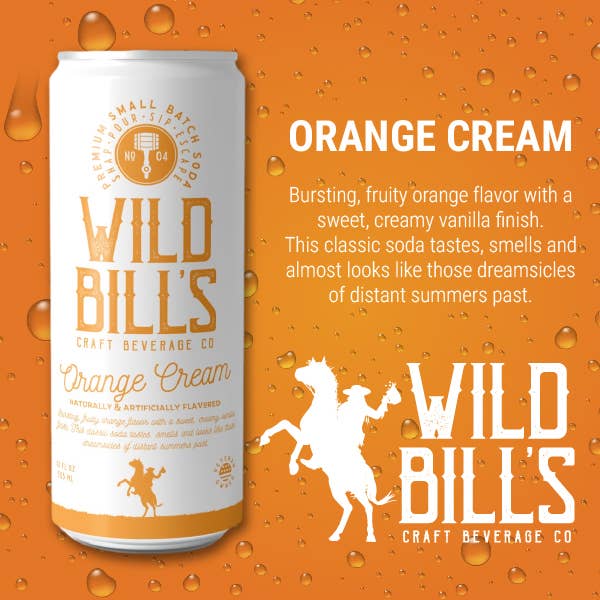 Wild Bill’s Soda - Orange Cream