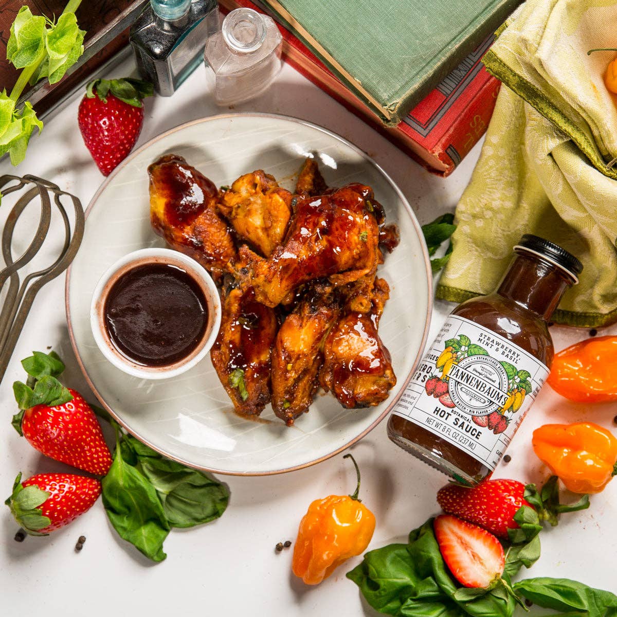 Tannenbaum Foods - Strawberry, Mint & Basil Botanical Hot Sauce