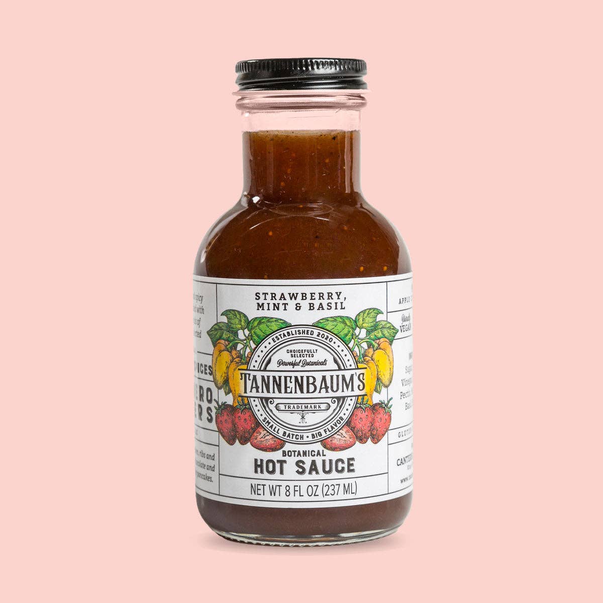 Tannenbaum Foods - Strawberry, Mint & Basil Botanical Hot Sauce