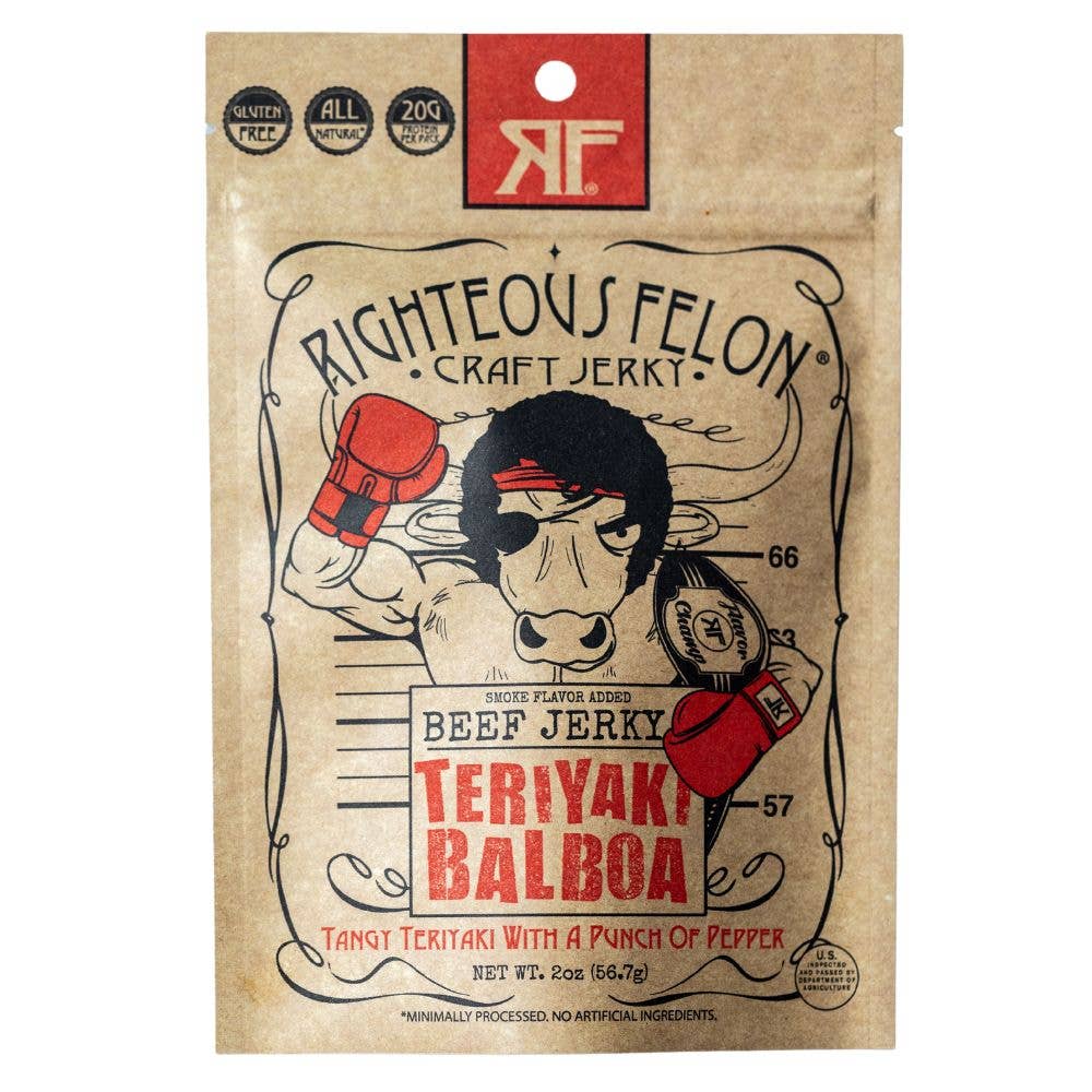 Teriyaki Balboa Jerky 2oz