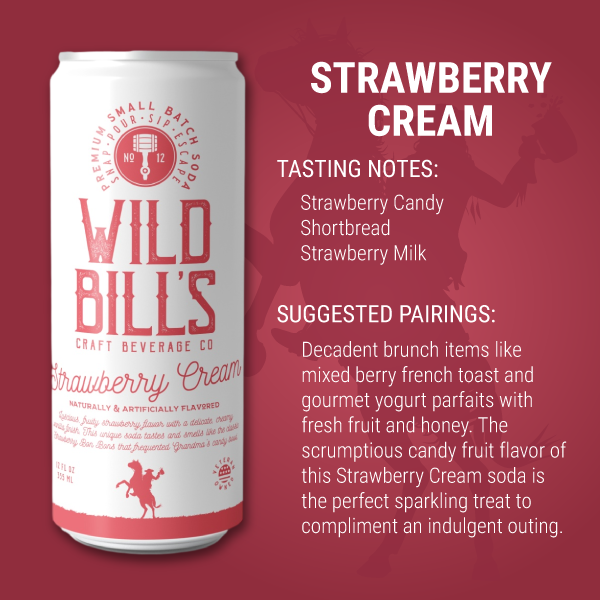 Wild Bill’s Soda - Strawberry Cream