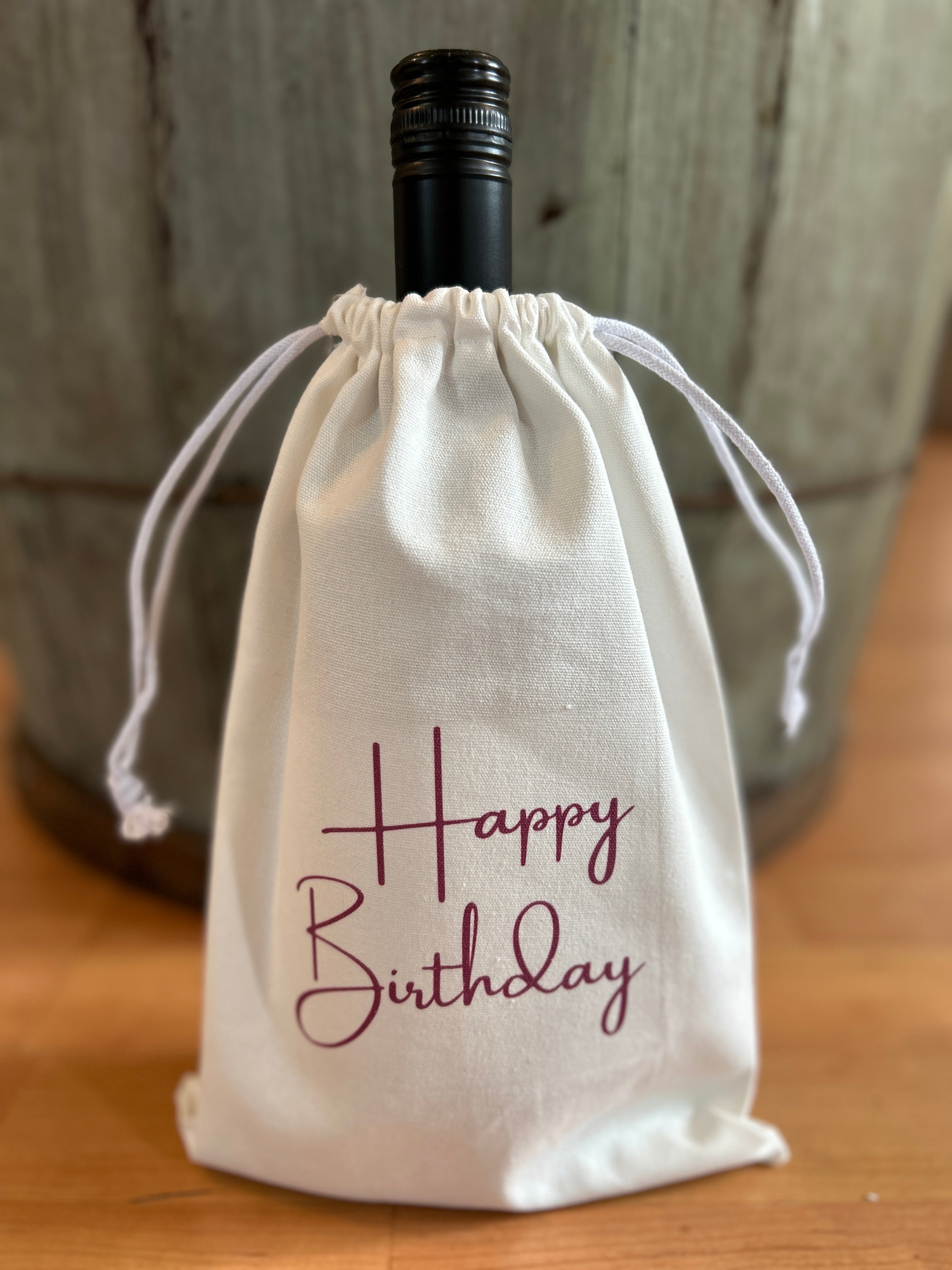 Happy Birthday - Booze Bags - Gift Bags for Whiskey, Bourbon, Wine & More