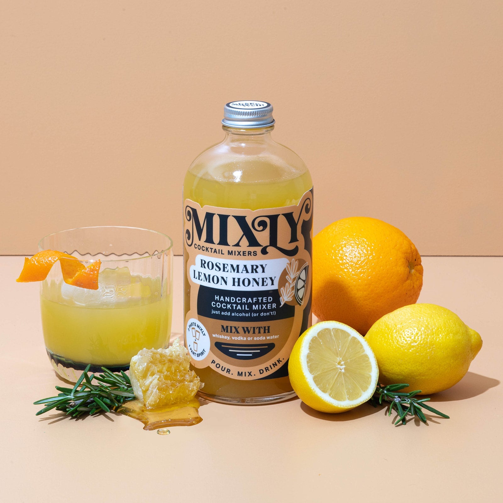 Rosemary Lemon Honey Mixer