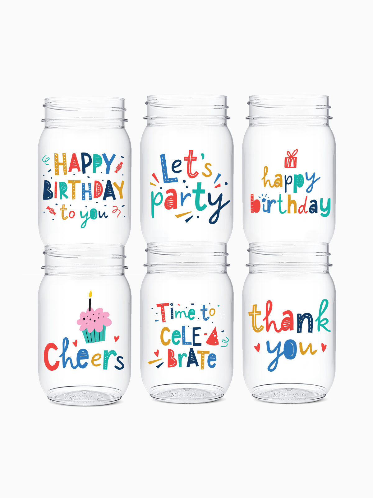 Beaming Birthday - POP 16oz Mason