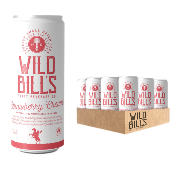 Wild Bill’s Soda - Strawberry Cream