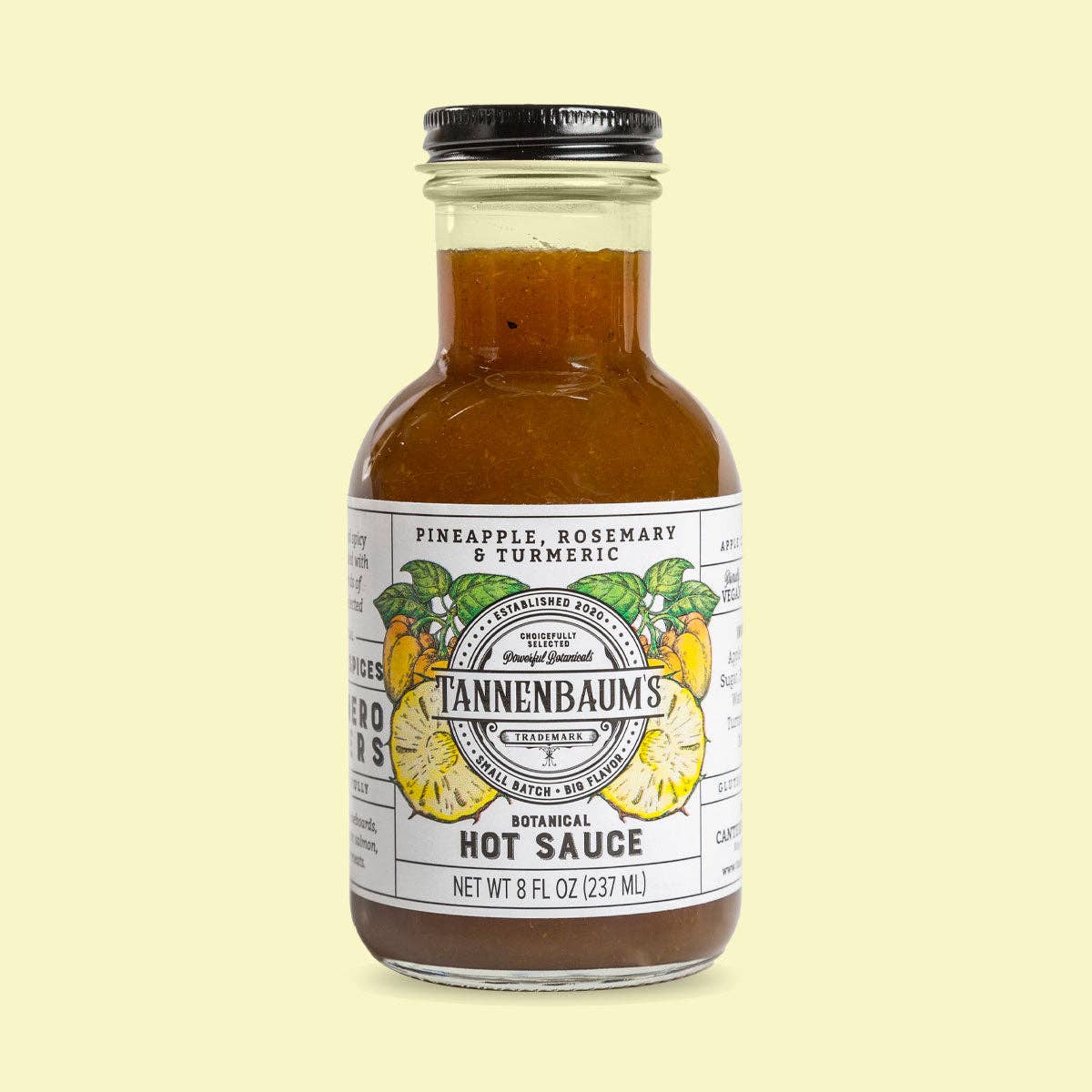 Tannenbaum Foods - Pineapple, Rosemary & Turmeric Botanical Hot Sauce