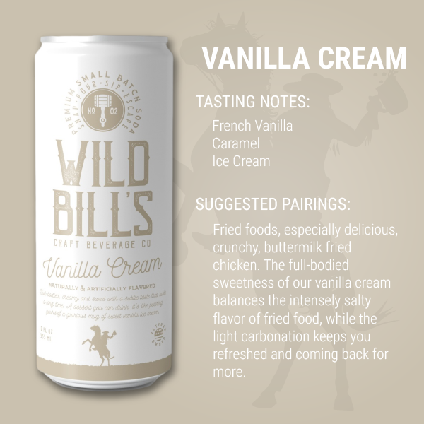 Wild Bill’s Soda - Vanilla Cream