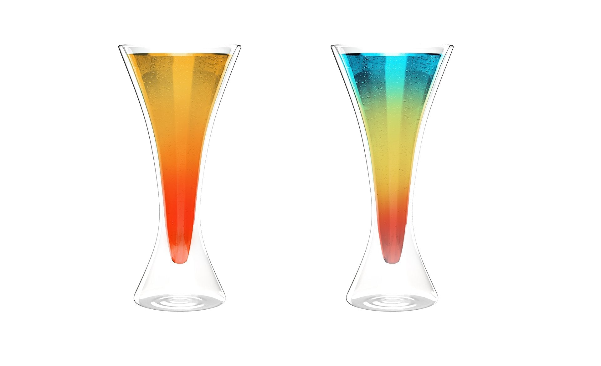 Double Walled Cocktail Martini Glasses - 210 mL / 7 fl. oz Set of 2 or 4