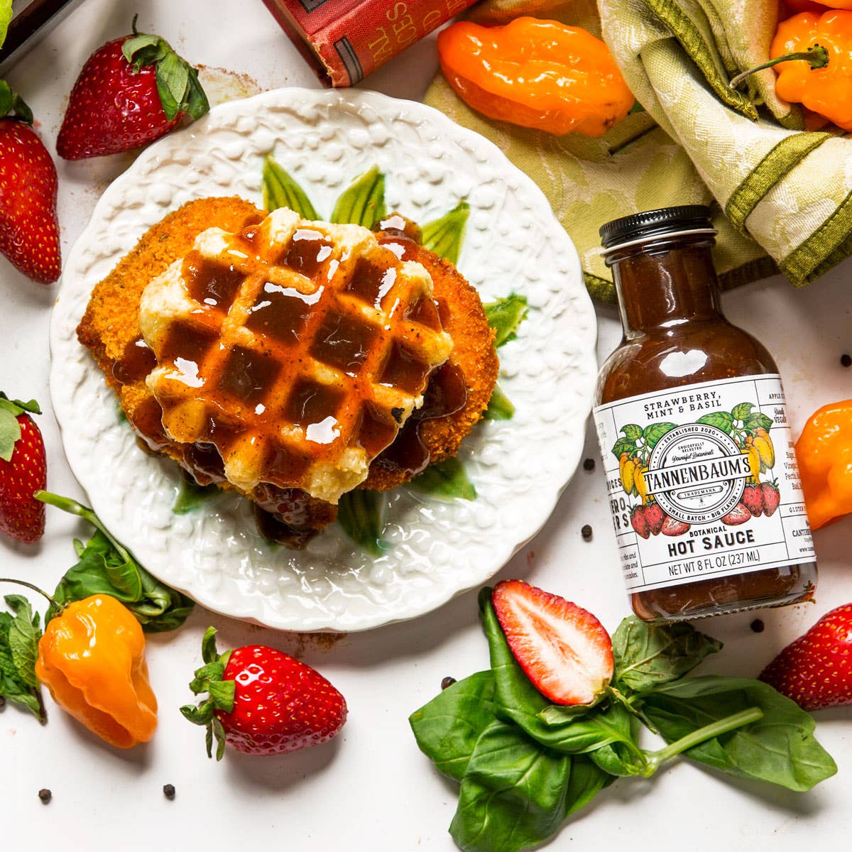 Tannenbaum Foods - Strawberry, Mint & Basil Botanical Hot Sauce