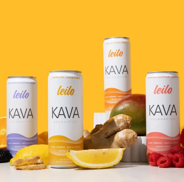 Leilo - Non-Alcoholic Kava Drink - 4 Flavor Variety Pack