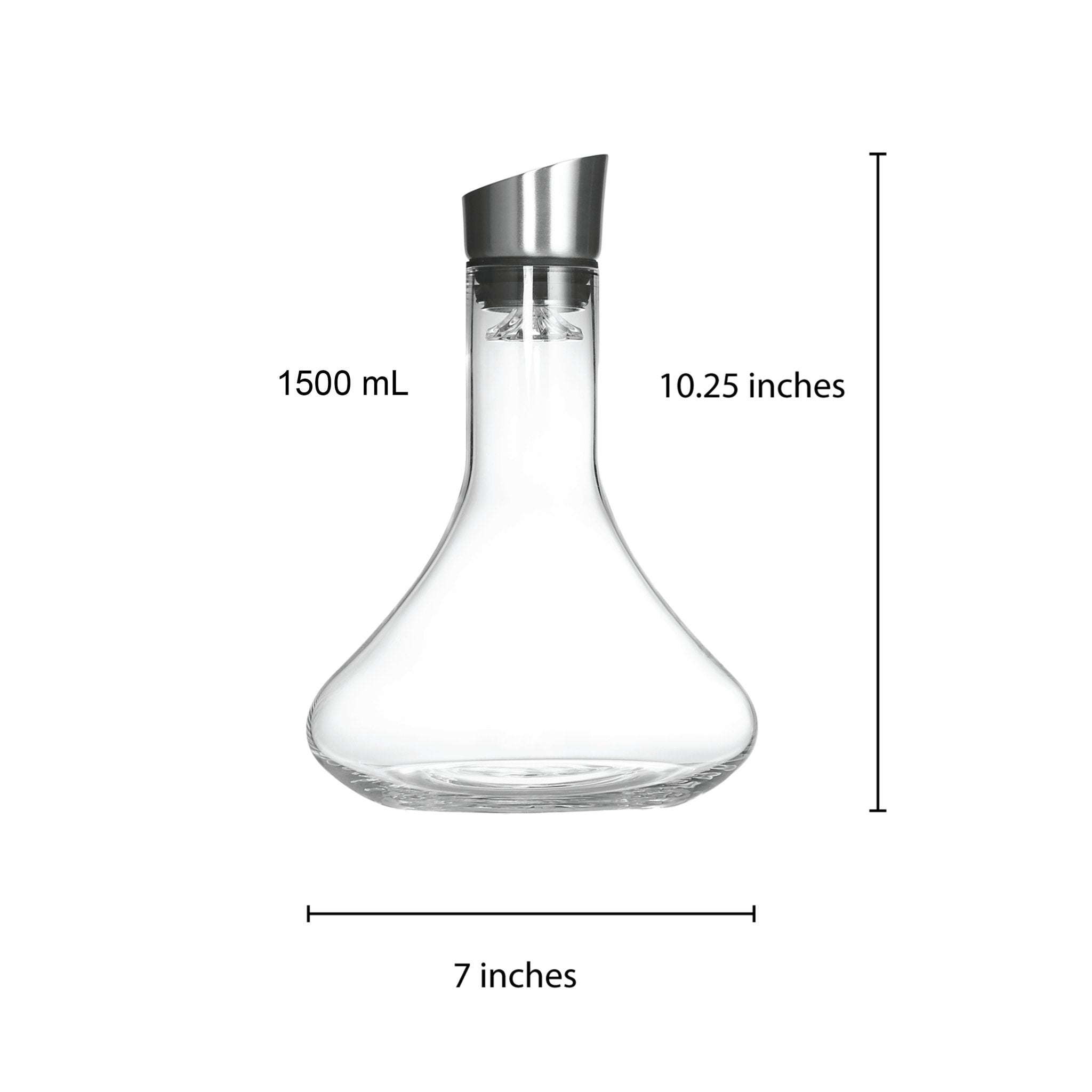 LEMONSODA Wine Aerator Pourer - Glass Decanter Aerator with Filter - 1500 mL