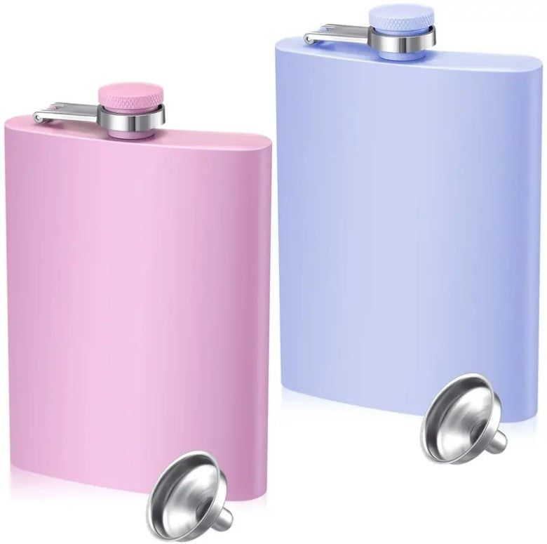 Pastel Stainless Steel Hip Flask