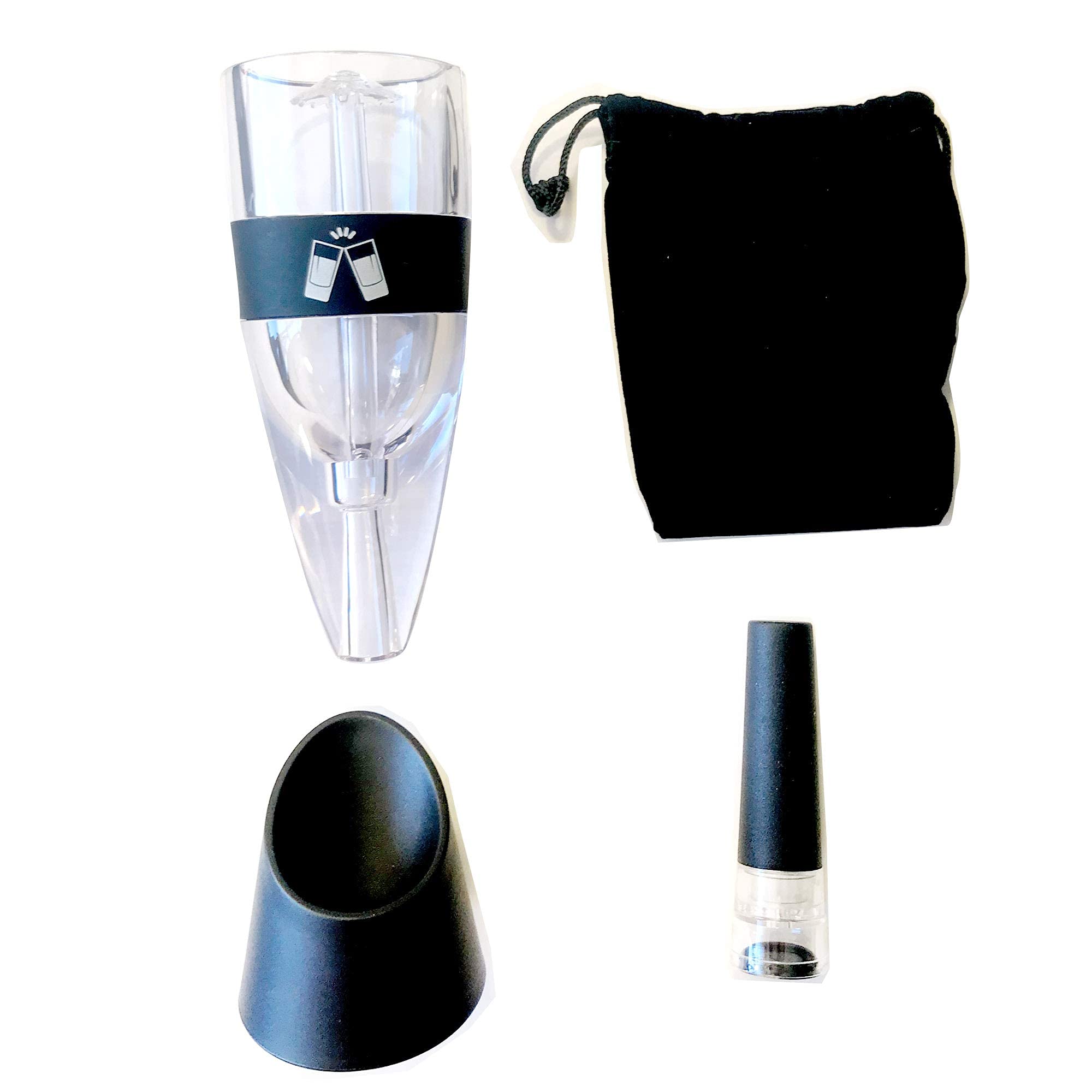 Three Step Premium Wine Aerator with Wine Stopper