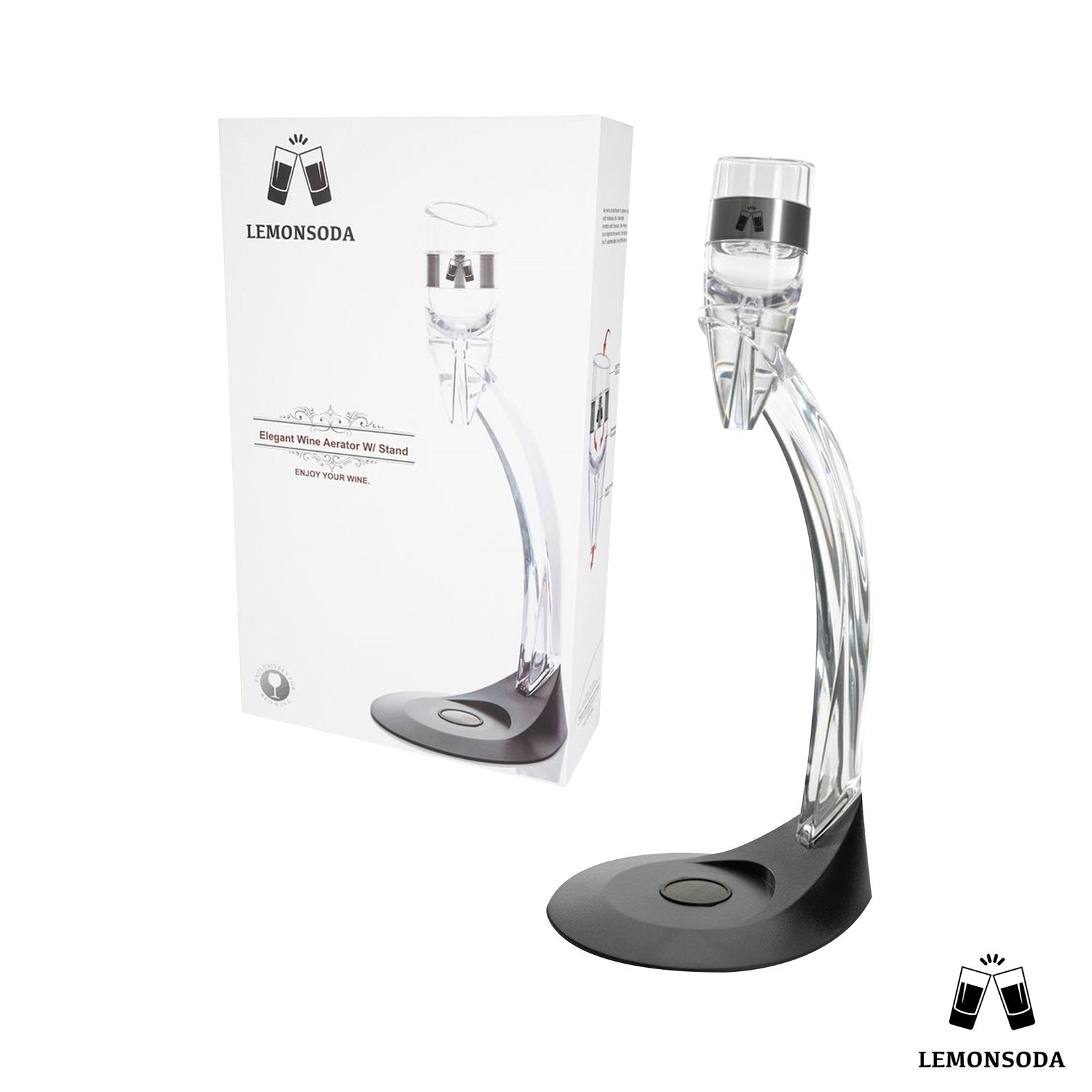 Wine Aerator Decanter Stand Set