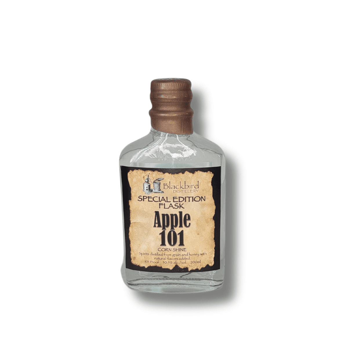 Blackbird Distillery - Apple 101 - 200mL Flask
